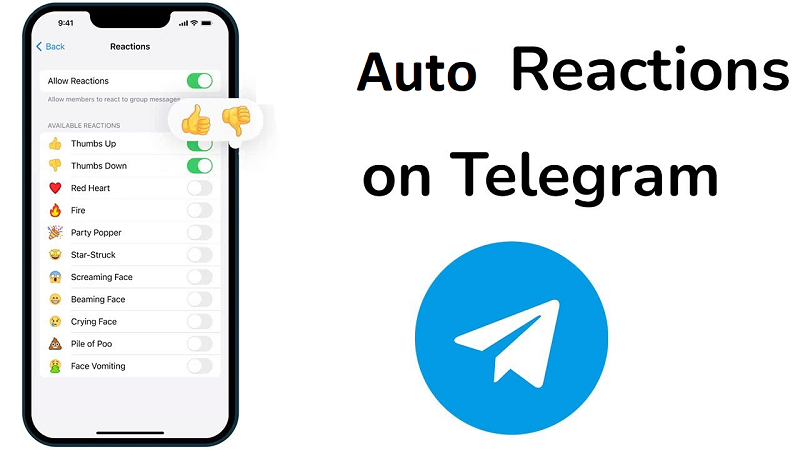 Hướng dẫn tăng cảm xúc bài viết telegram tự động