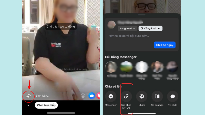Lấy Link Livestream cần tăng share